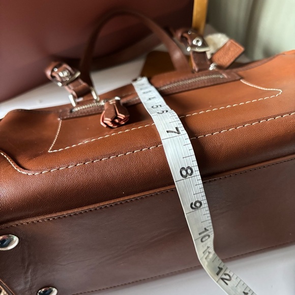 COACH VERY RARE Hamilton Kelly satchel in cognac, #7465 EUC - Picture 7 of 8